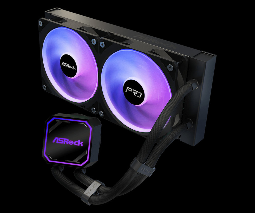 ASRock Pro 240 ARGB 240mm AIO Liquid CPU Cooler