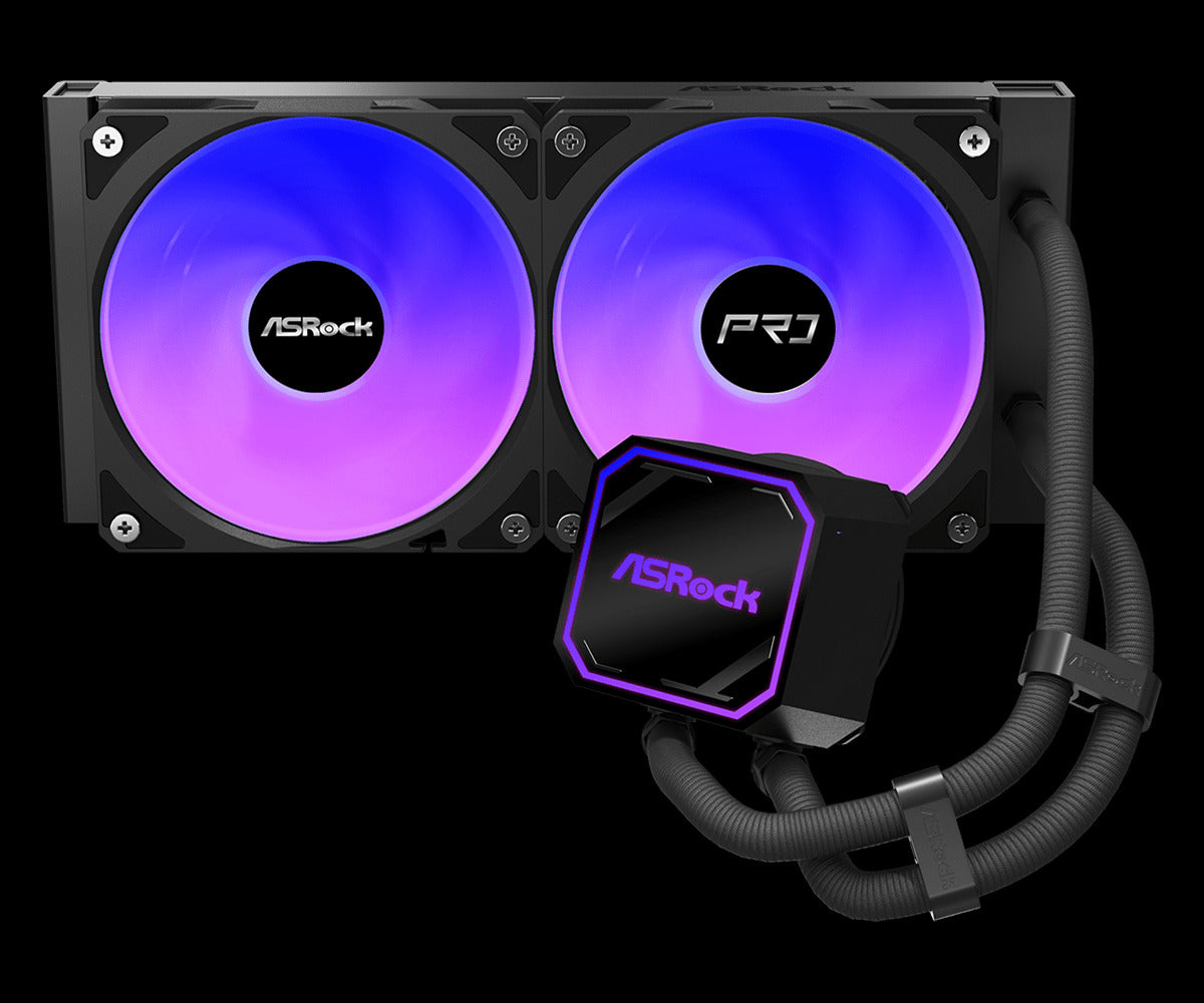 ASRock Pro 240 ARGB 240mm AIO Liquid CPU Cooler