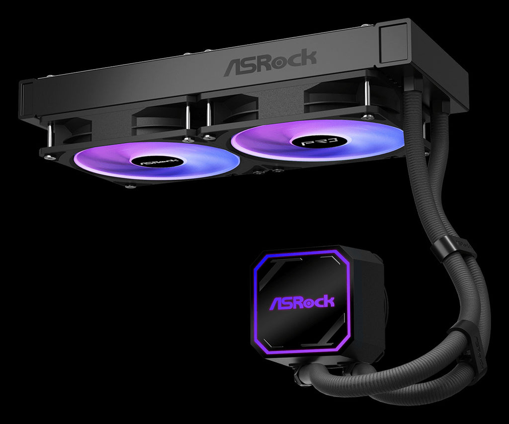 ASRock Pro 240 ARGB 240mm AIO Liquid CPU Cooler