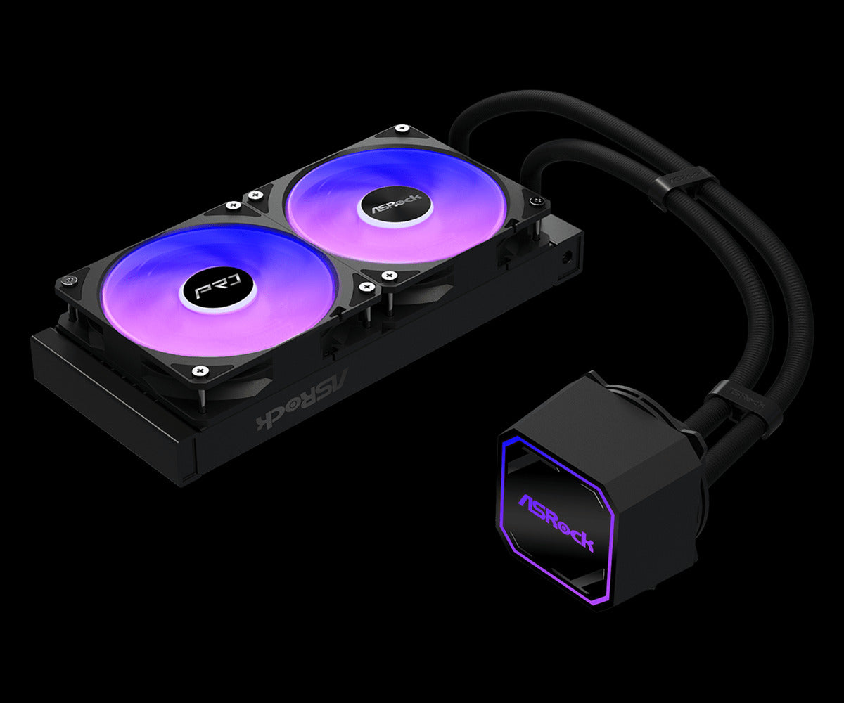 ASRock Pro 240 ARGB 240mm AIO Liquid CPU Cooler