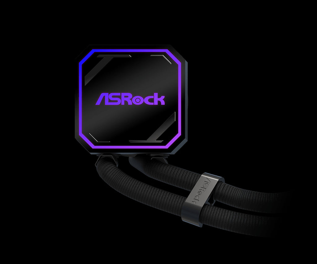 ASRock Pro 240 ARGB 240mm AIO Liquid CPU Cooler