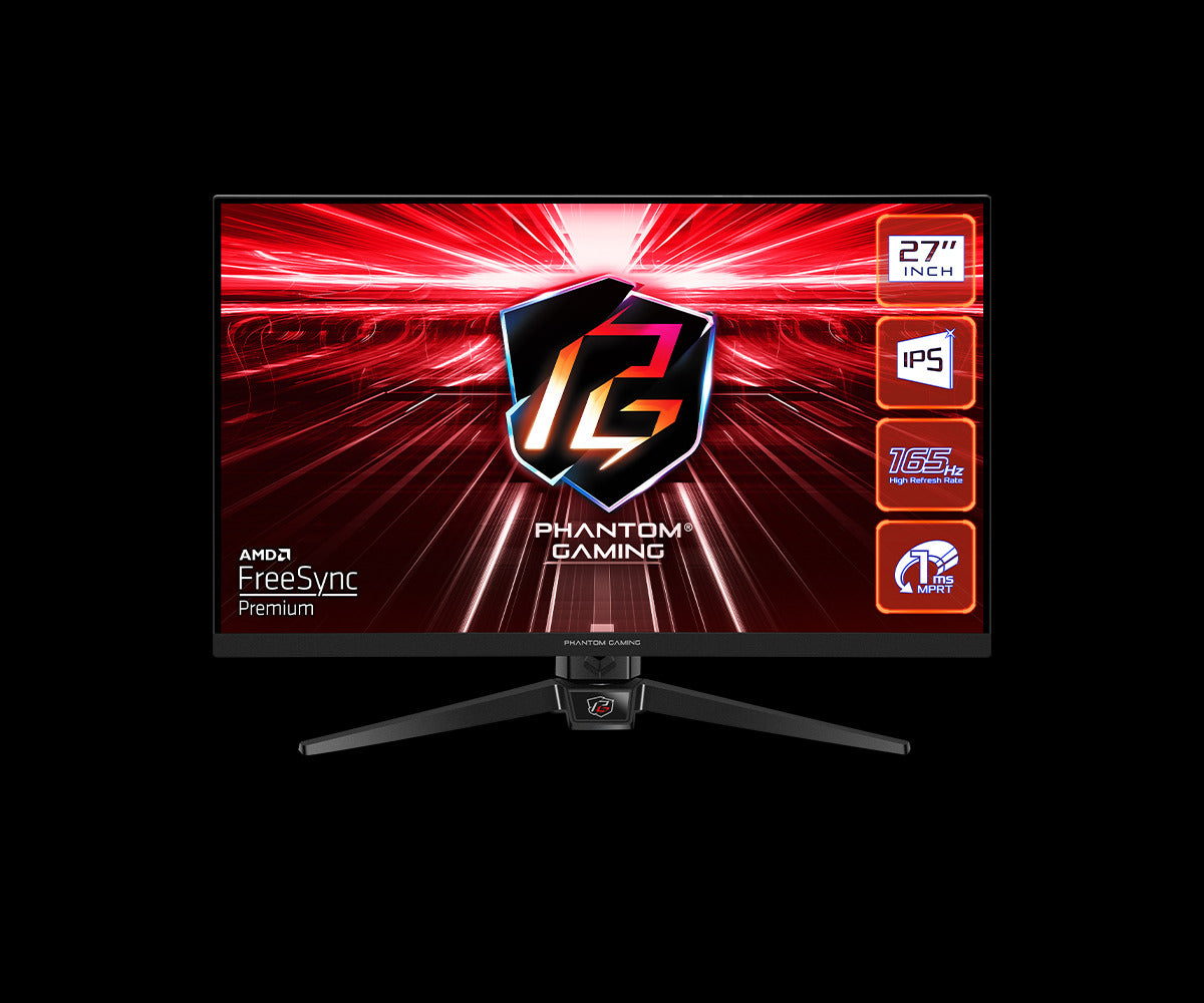 ASRock Phantom Gaming PG27FF1A 27 inch FHD 165Hz IPS Monitor