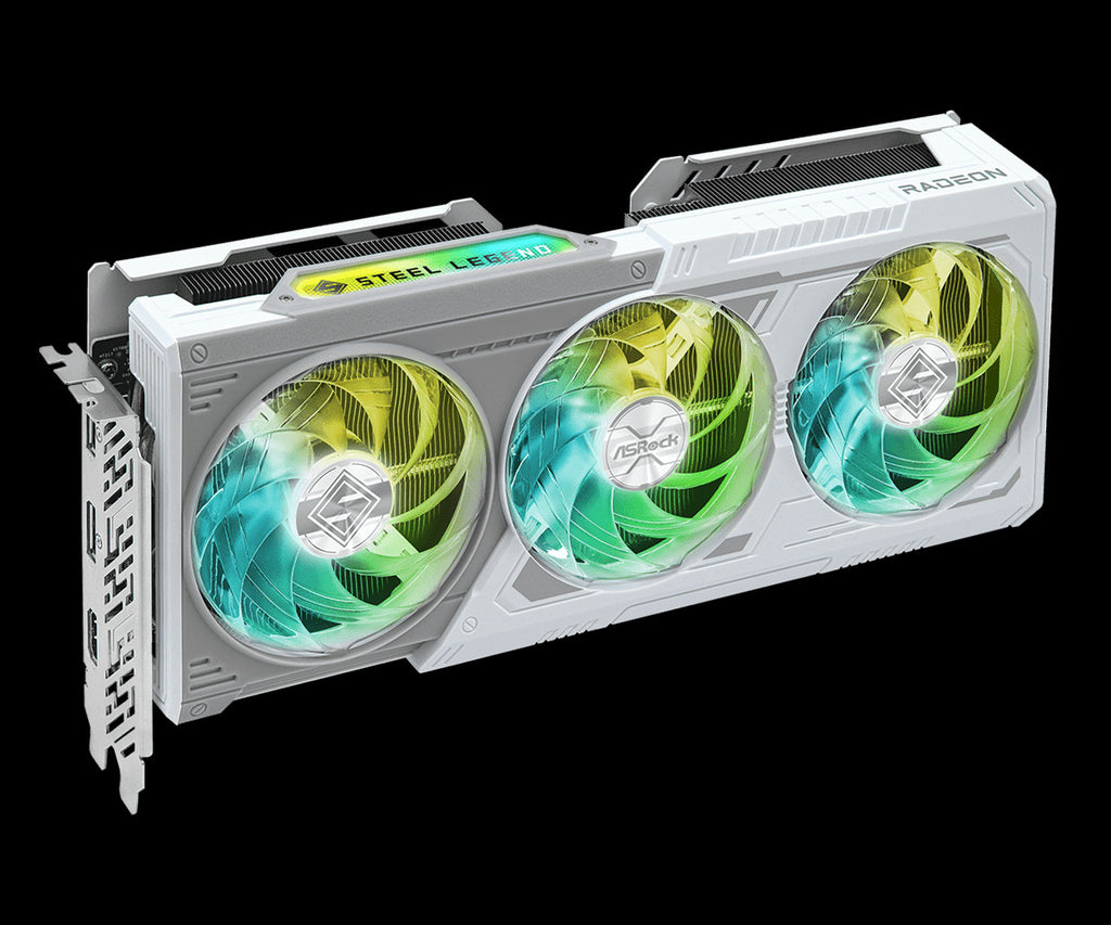ASRock Radeon RX 9060 XT Steel Legend 16GB OC Graphics Card