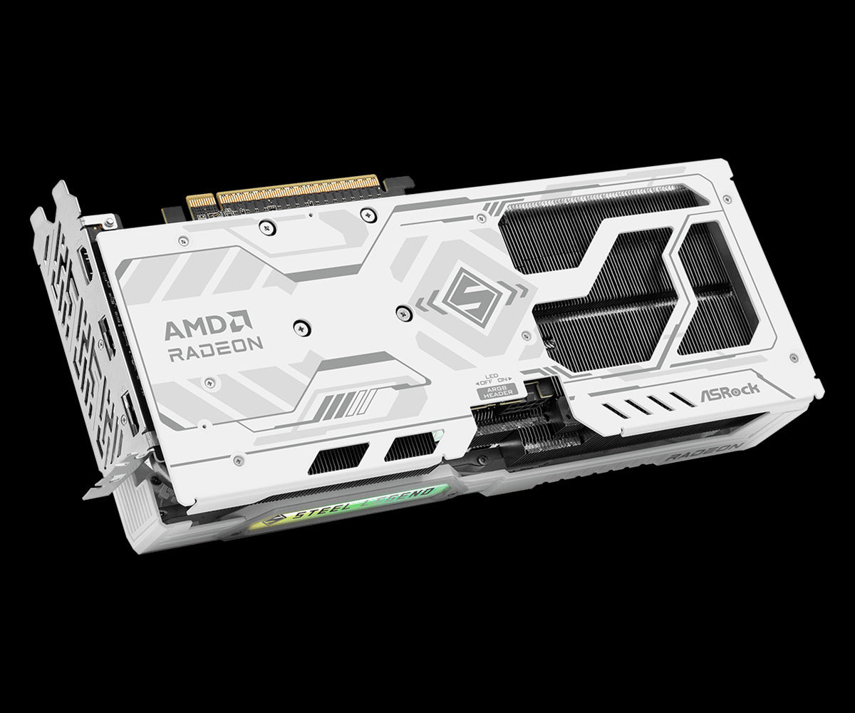 ASRock Radeon RX 9060 XT Steel Legend 16GB OC Graphics Card