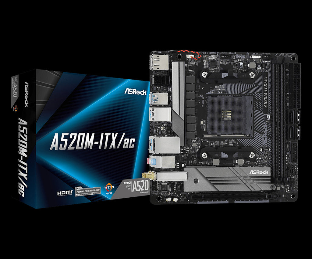 ASRock A520M-ITX/ac Motherboard