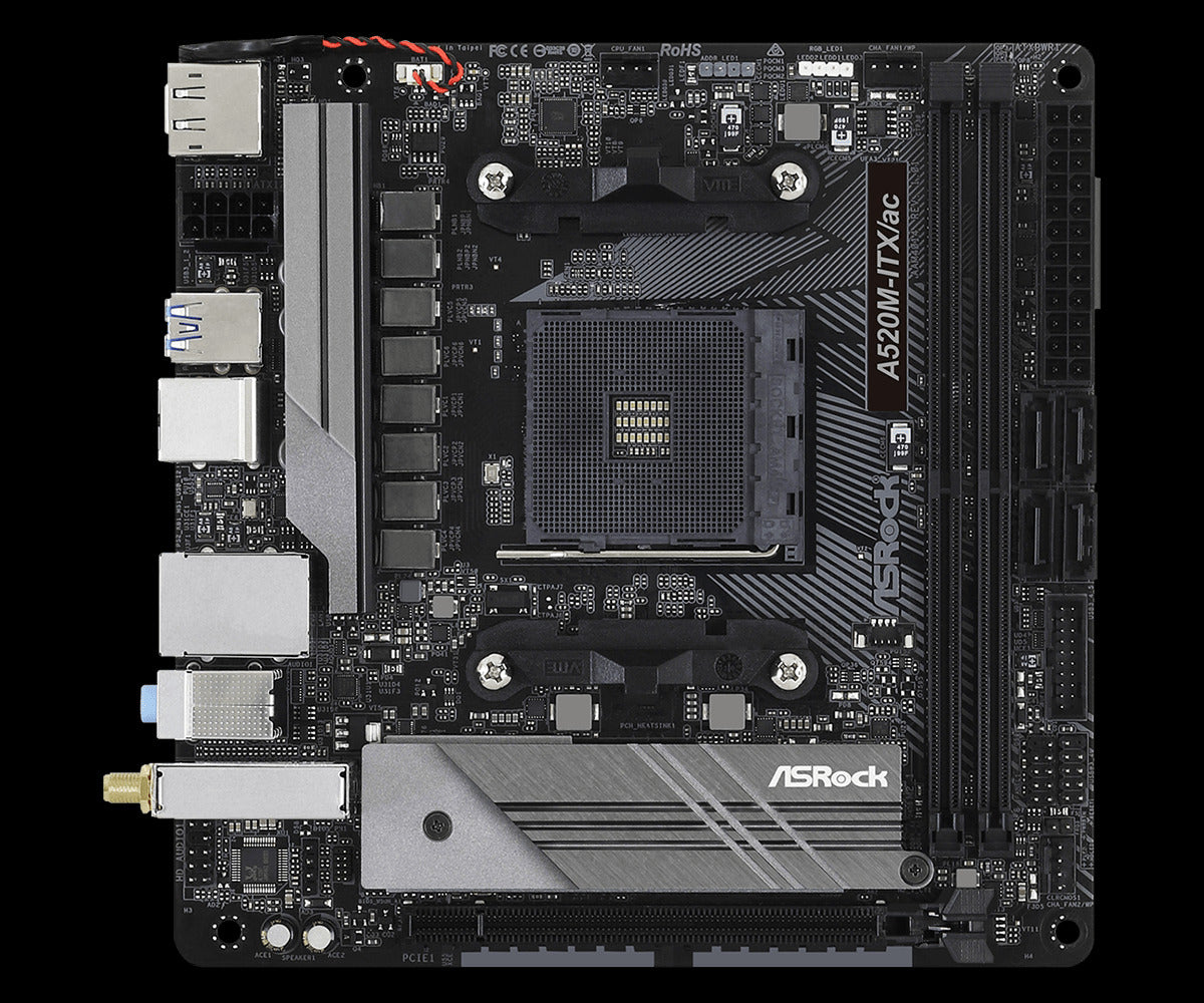ASRock A520M-ITX/ac Motherboard