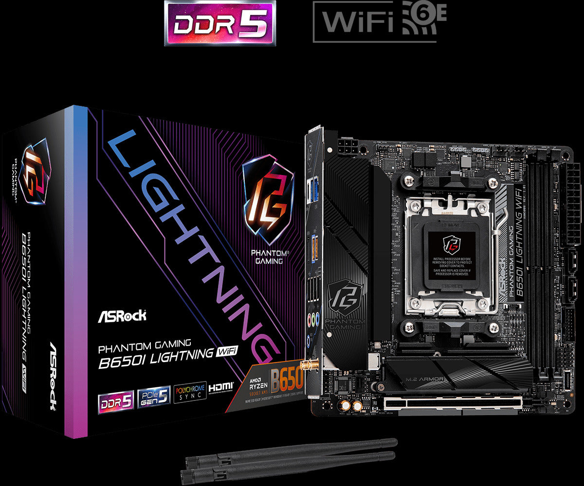 ASRock B650I Lightning WiFi Motherboard