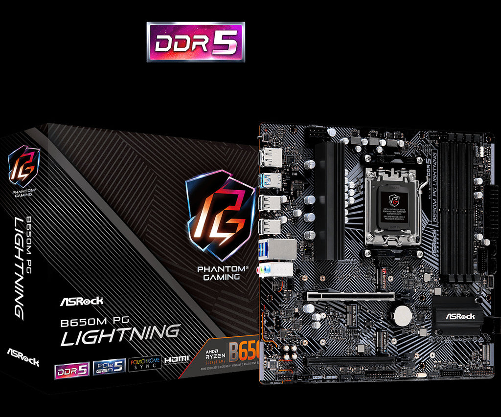 ASRock B650M PG Lightning Motherboard