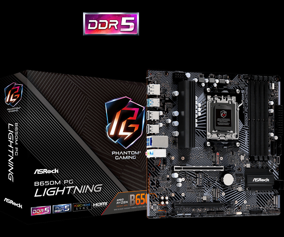 ASRock B650M PG Lightning Motherboard