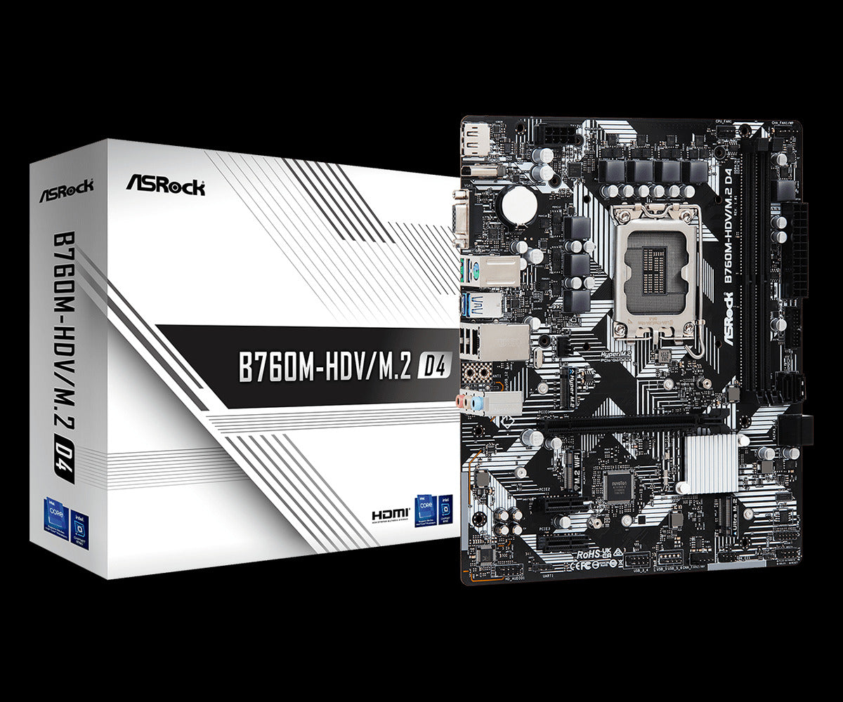 ASRock B760M-HDV/M.2 D4 Motherboard