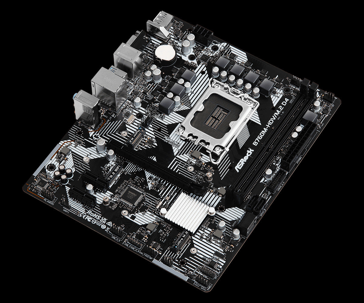 ASRock B760M-HDV/M.2 D4 Motherboard
