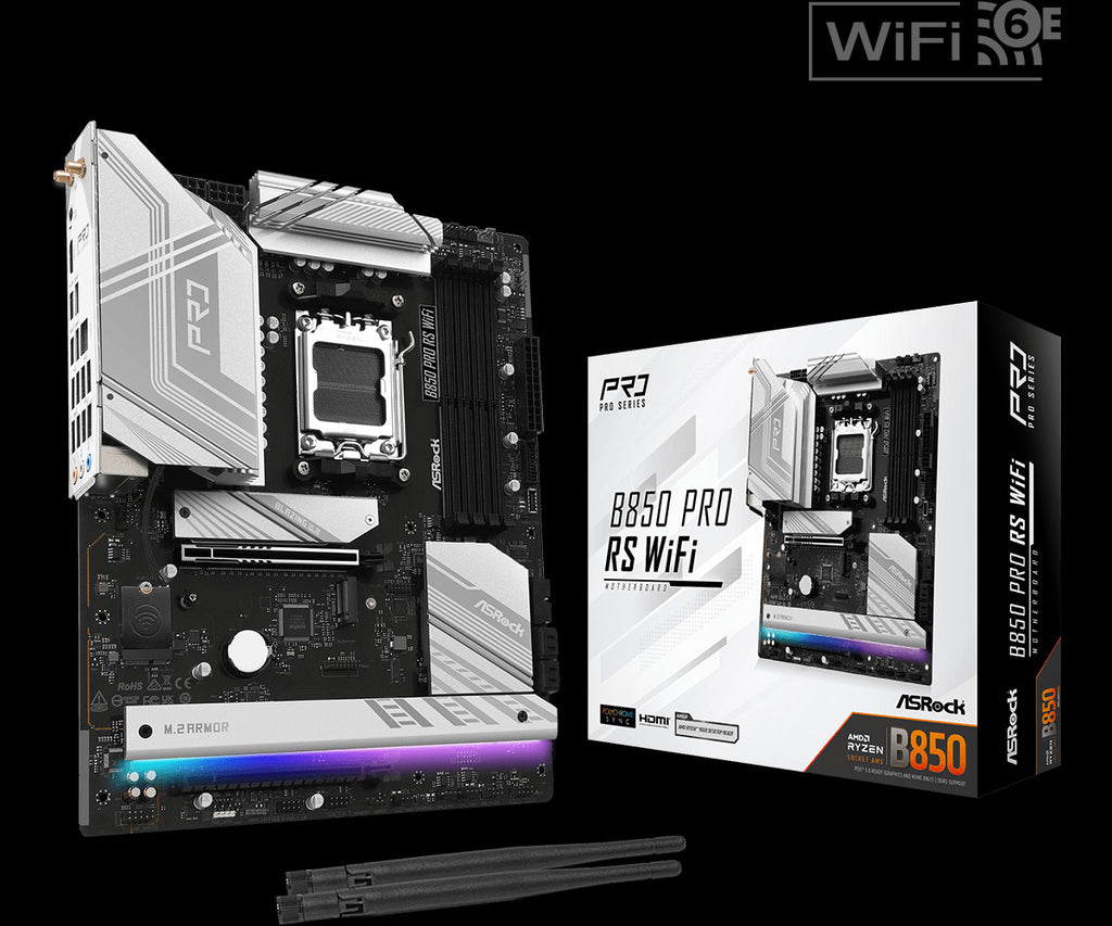 ASRock B850 Pro RS WiFi Motherboard