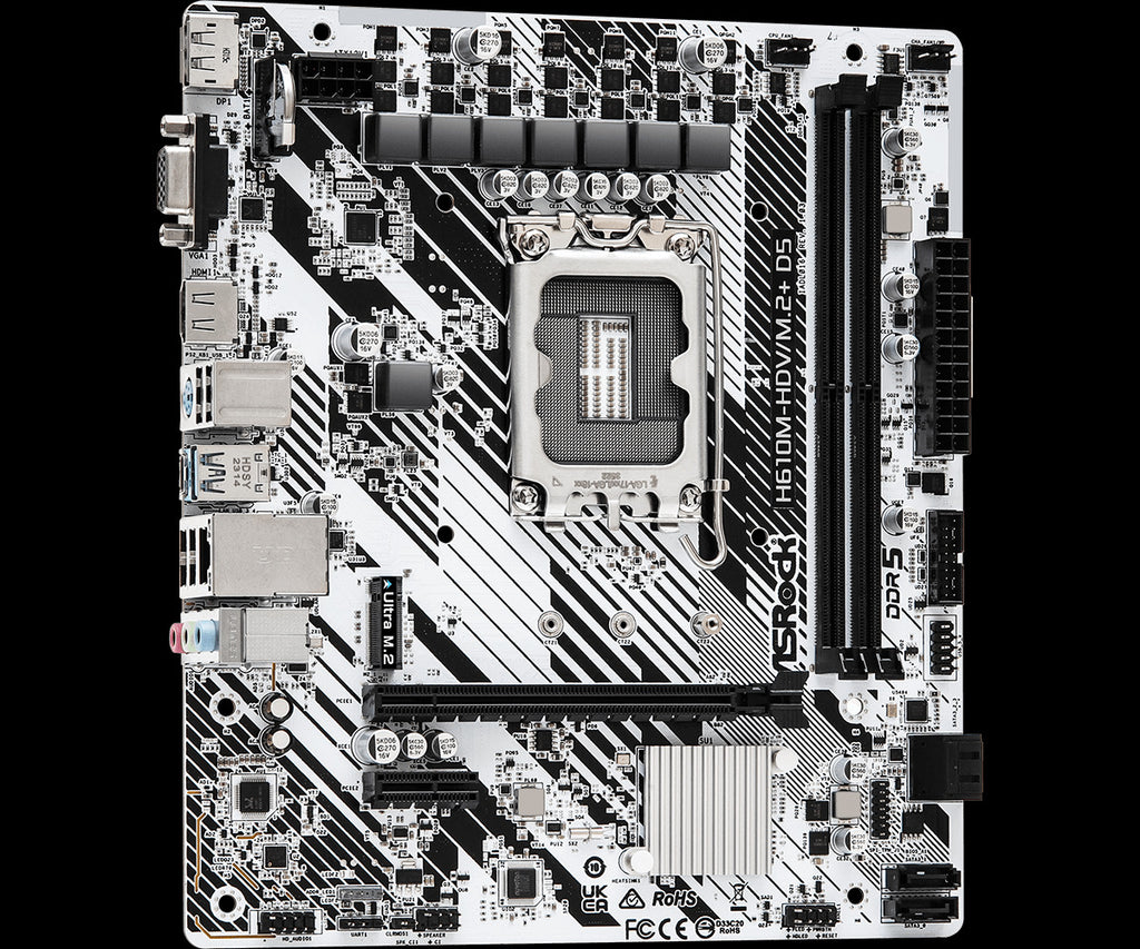 ASRock H610M-HDV/M.2+ D5 Motherboard