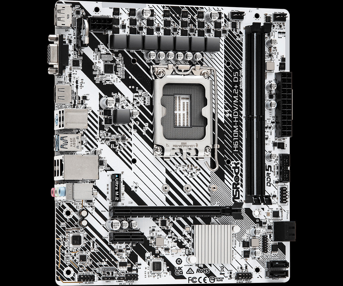 ASRock H610M-HDV/M.2+ D5 Motherboard
