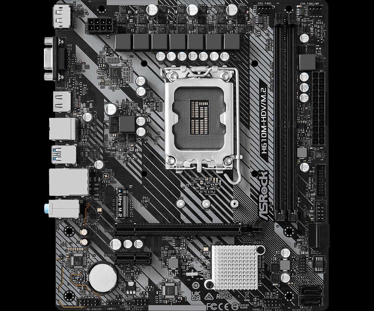 ASRock H610M-HDV/M.2 R2.0 Motherboard