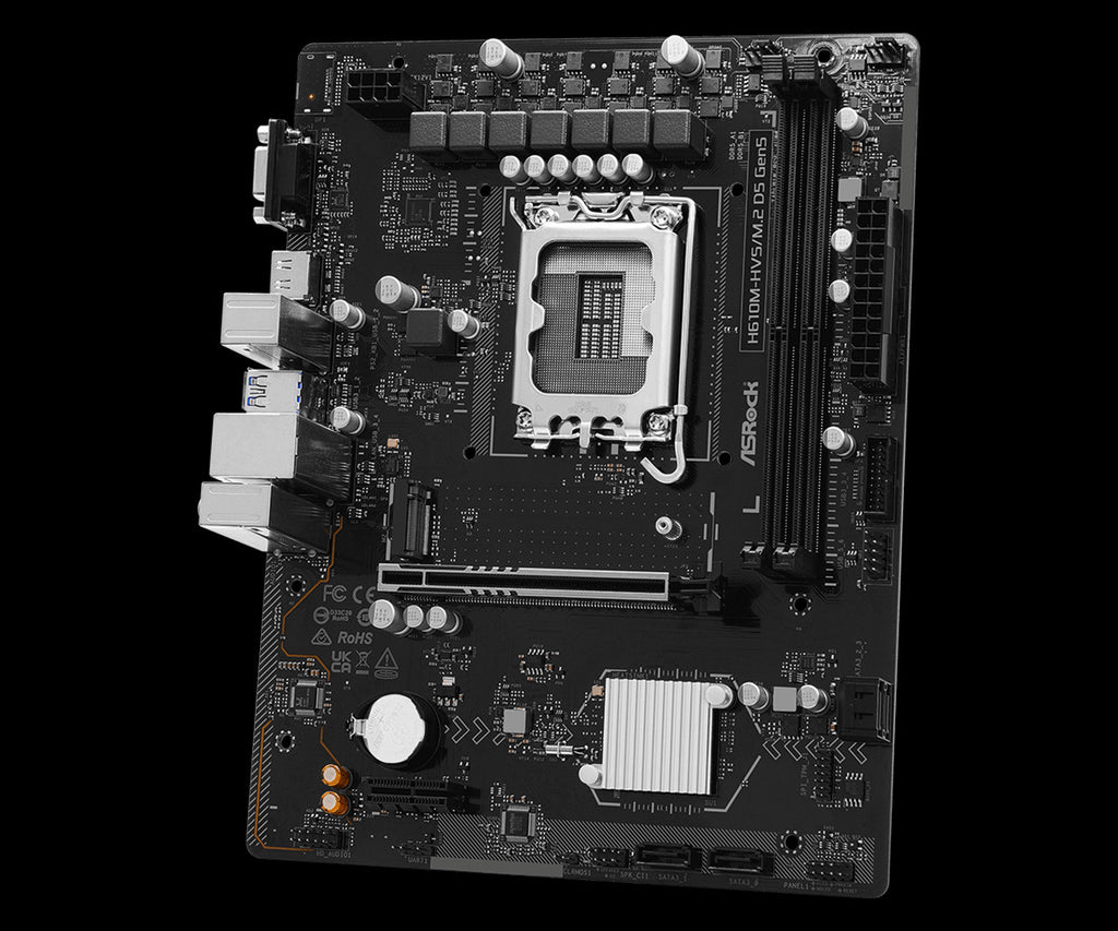 ASRock H610M-HVS/M.2 D5 Gen5 Motherboard