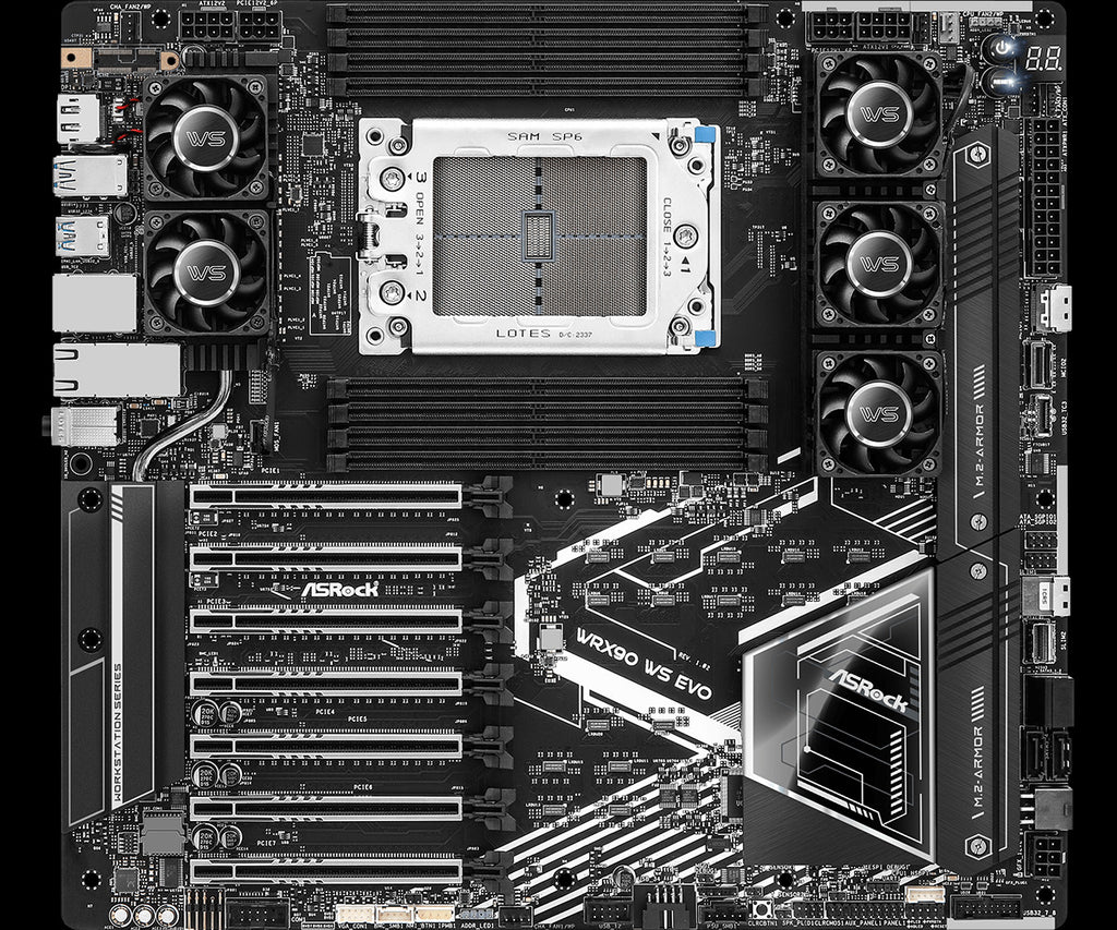 ASRock WRX90 WS EVO Workstation Motherboard