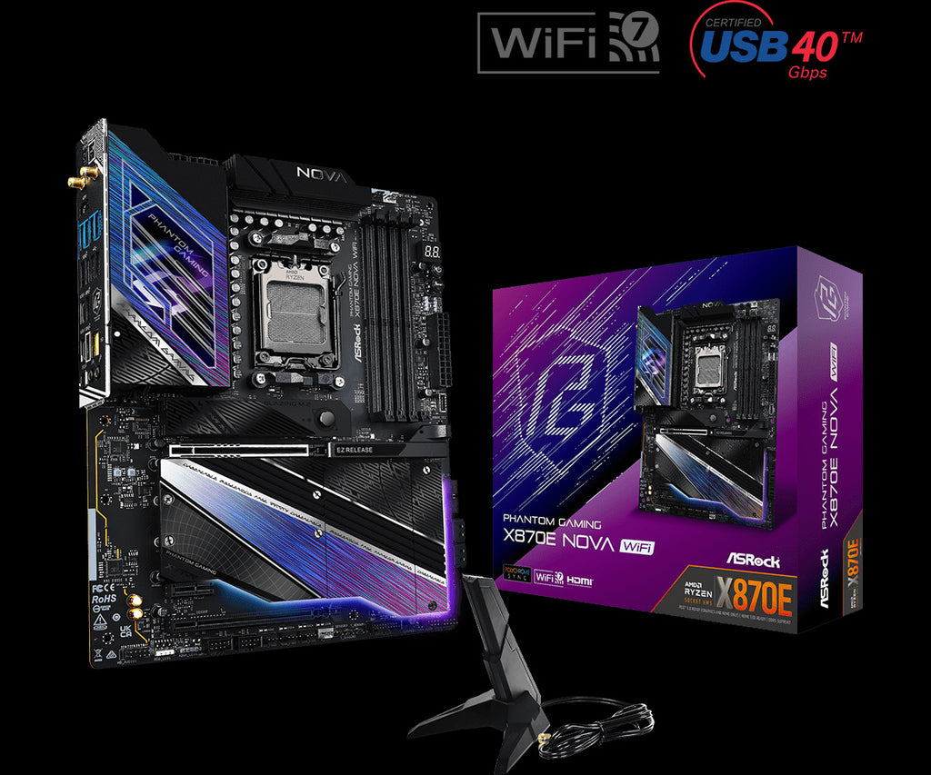 ASRock X870E Nova WiFi Motherboard