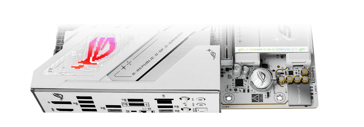 The Strix B850-G  motherboard features SupremeFX audio.