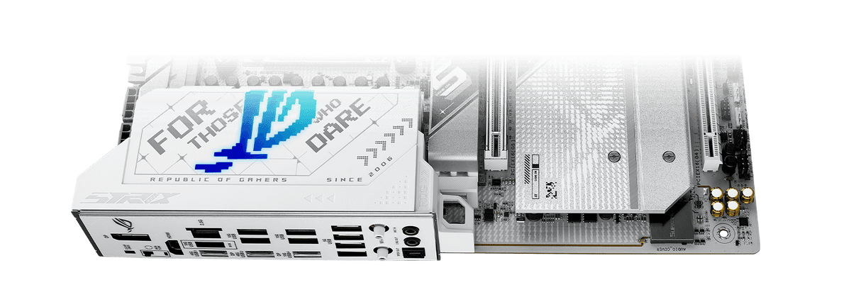 The Strix X870-A  motherboard features SupremeFX audio.