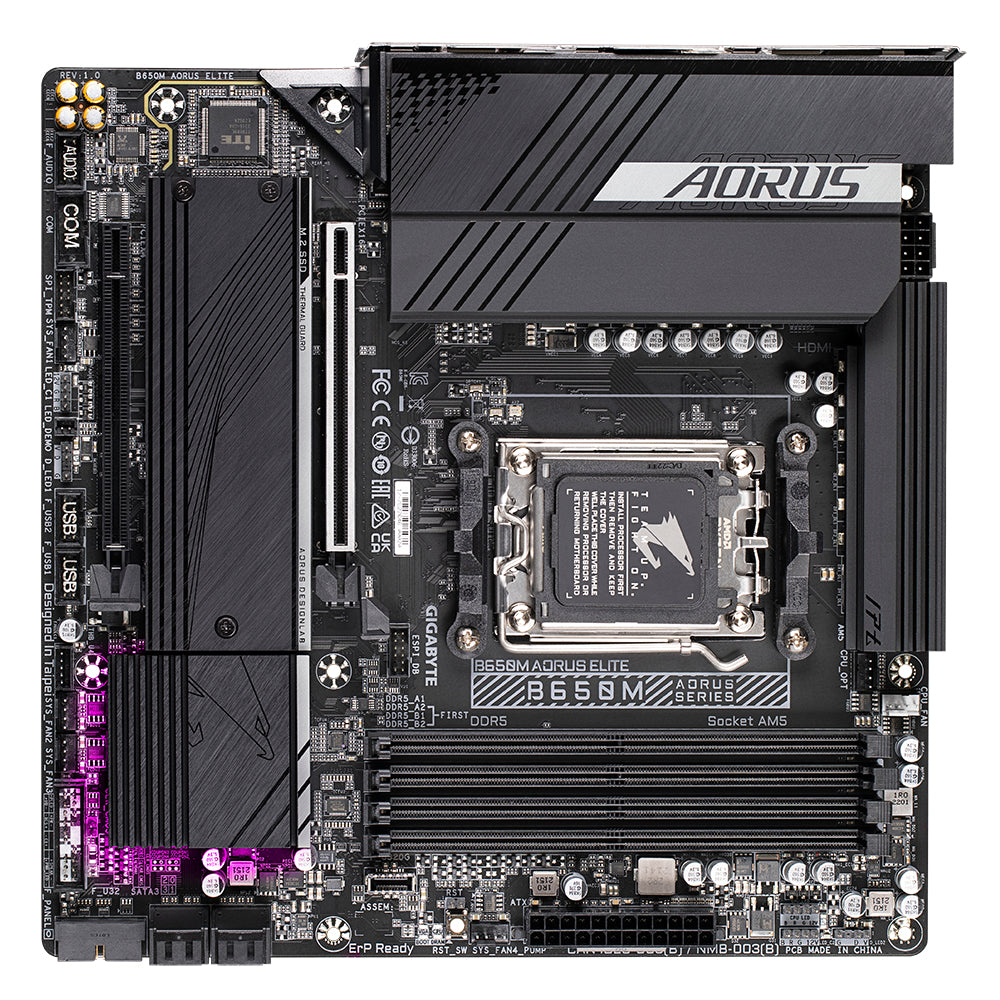 Gigabyte B650M AORUS ELITE AMD AM5 Micro-ATX Motherboard