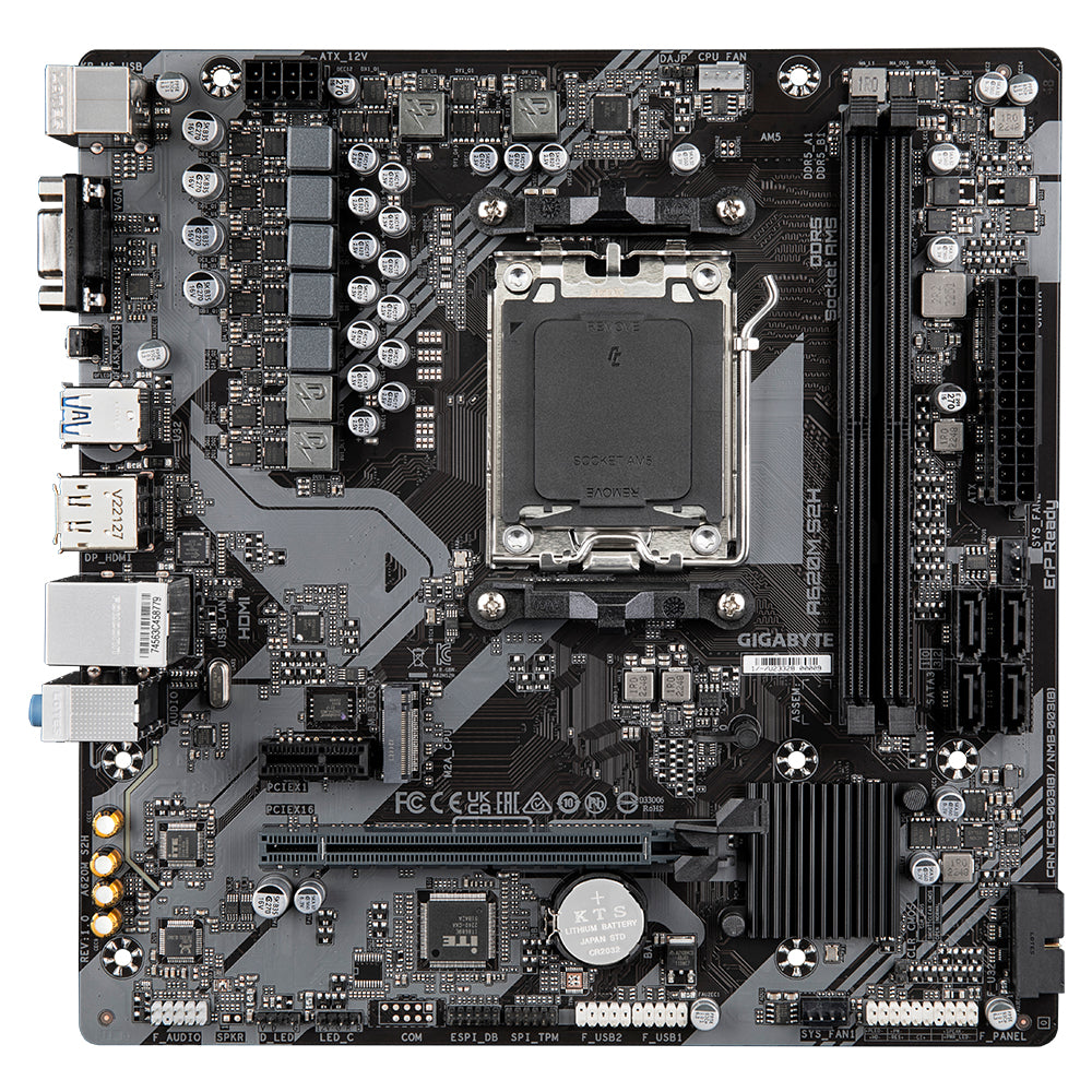 Gigabyte A620M S2H AMD AM5 Micro-ATX Motherboard DDR5
