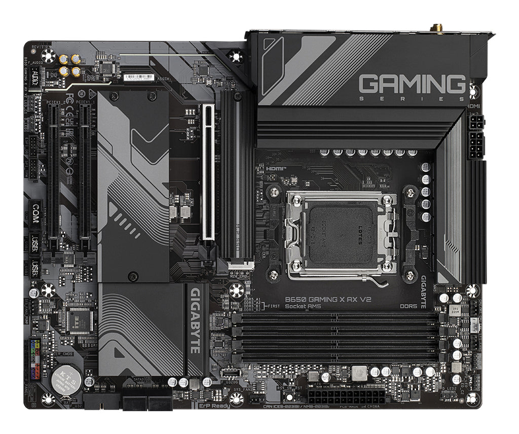 Gigabyte B650 Gaming X AX V2 AM5 ATX Motherboard - DDR5, Wi-Fi 6E