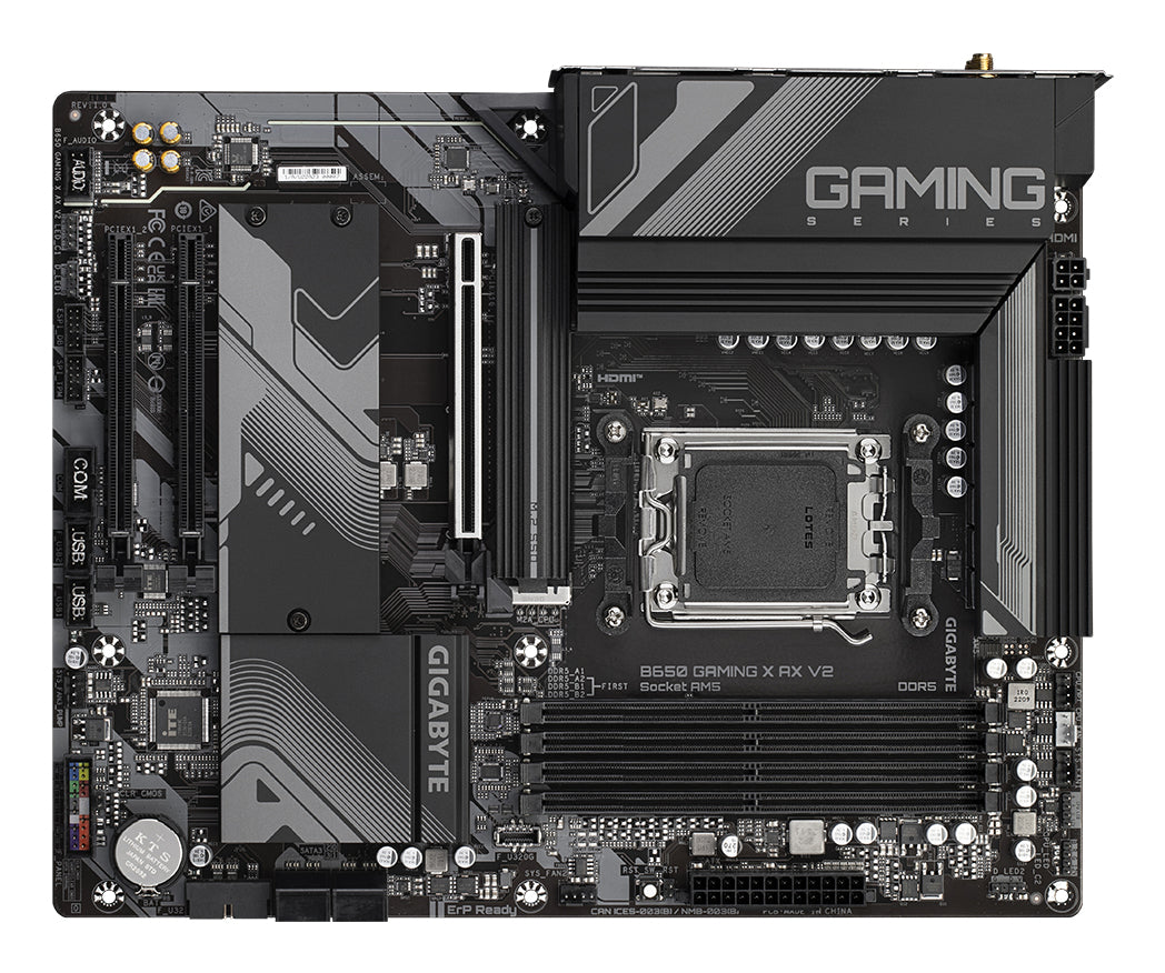Gigabyte B650 Gaming X AX V2 AM5 ATX Motherboard - DDR5, Wi-Fi 6E