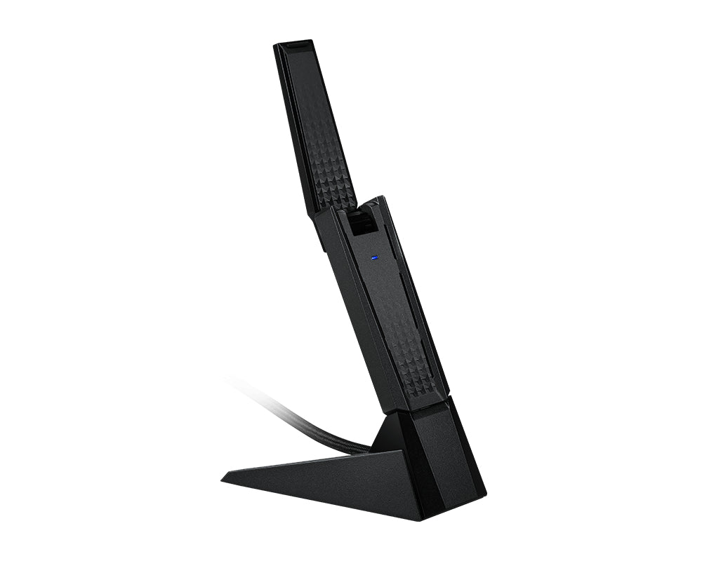 MSI AXE5400 WiFi 6E USB Adapter - Tri-Band, 5400 Mbps