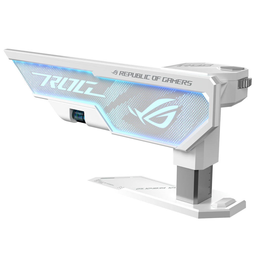 ASUS ROG Herculx ARGB graphics card holder, angled