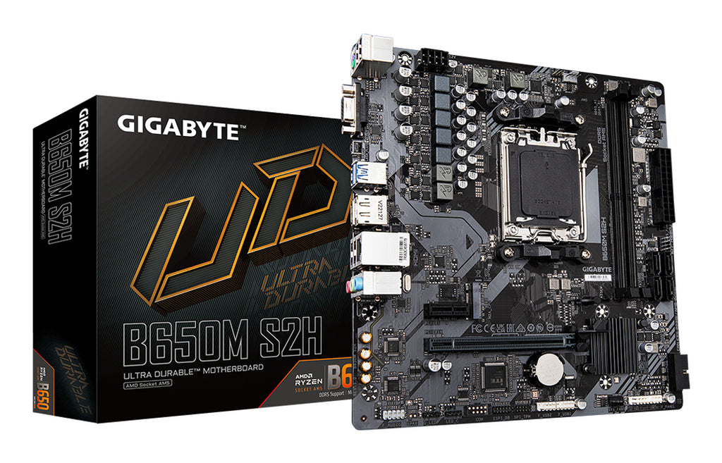 Gigabyte B650M S2H AMD AM5 Micro-ATX DDR5 Motherboard