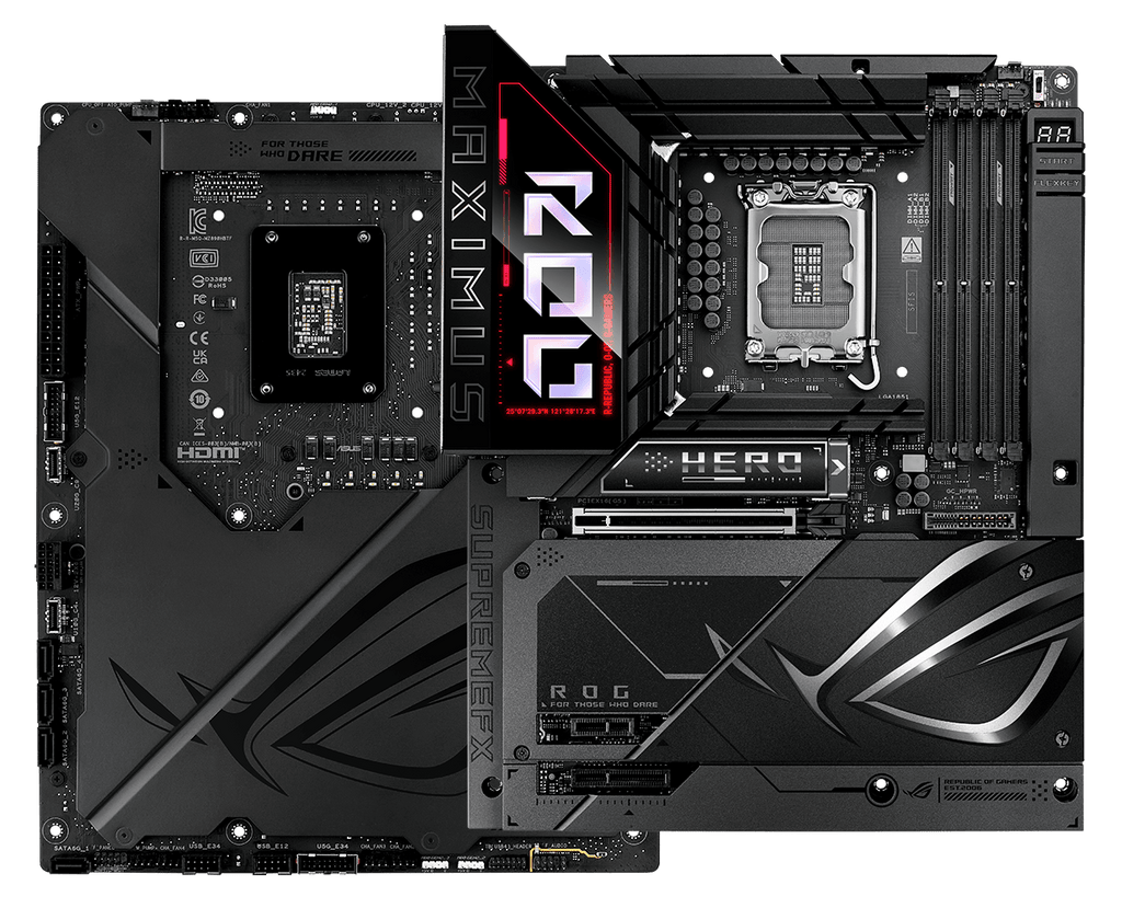 The thermal management on the ROG Maximus Z890 Hero BTF