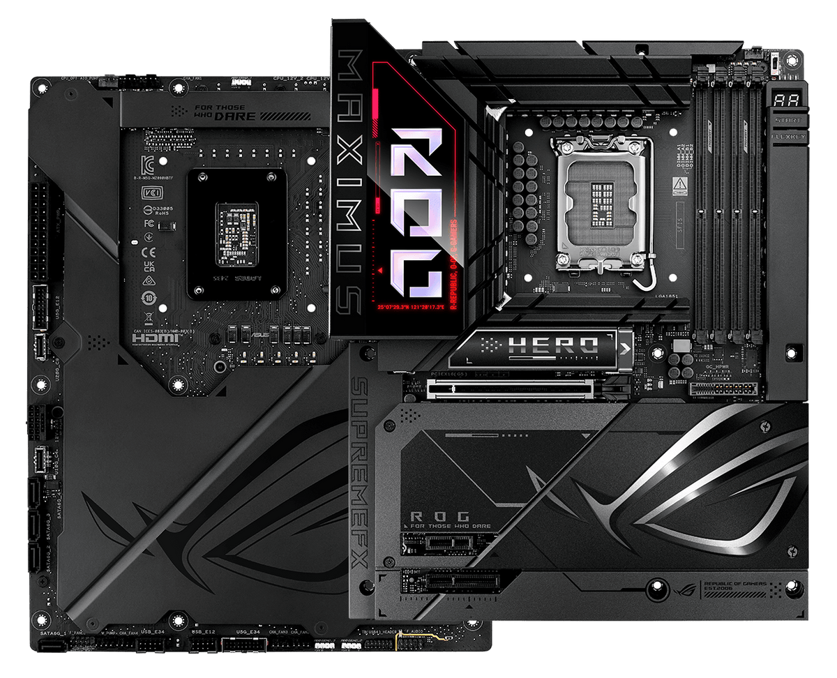 The thermal management on the ROG Maximus Z890 Hero BTF