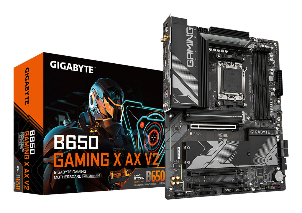 Gigabyte B650 Gaming X AX V2 AM5 ATX Motherboard - DDR5, Wi-Fi 6E