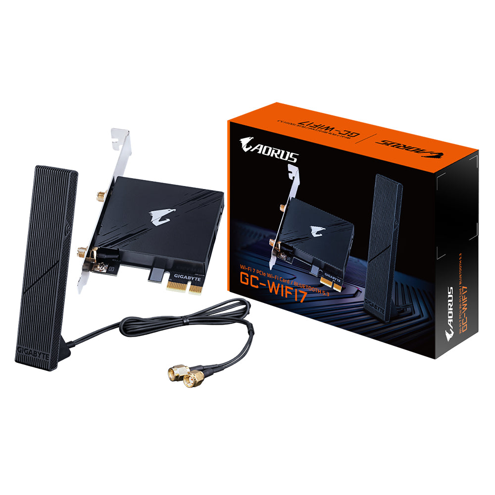 Gigabyte GC-WIFI7 WiFi 7 PCIe Card - 5800Mbps, Bluetooth 5.3