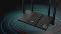 Signal from RT-AX50 can transmit farther thanks to WiFi 6 technology