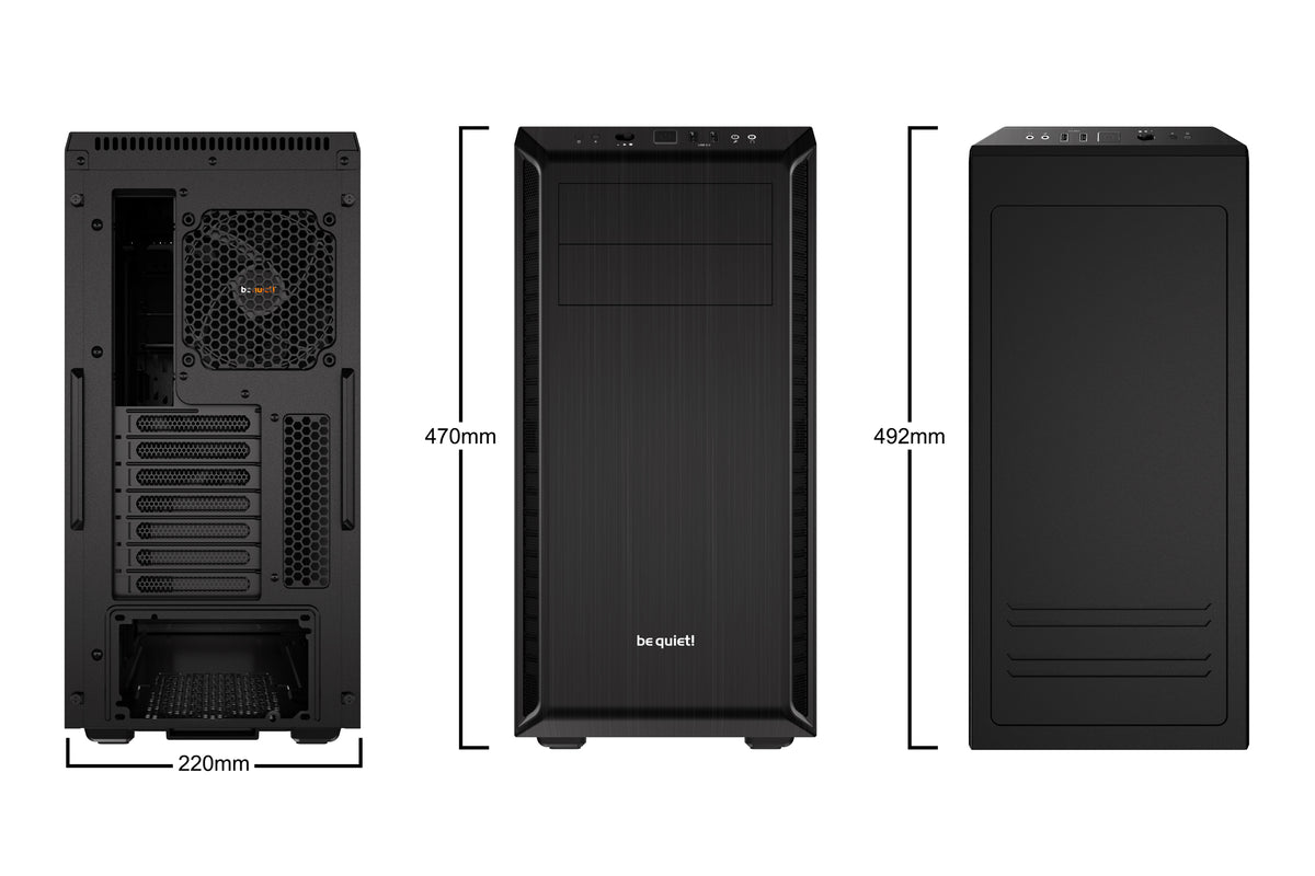 be quiet! Pure Base 600 Black Mid Tower ATX Case BG021
