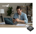 The USB-BE92 Nano USB adapter gives your laptop or PC an instant plug-and-play upgrade to WiFi 6.