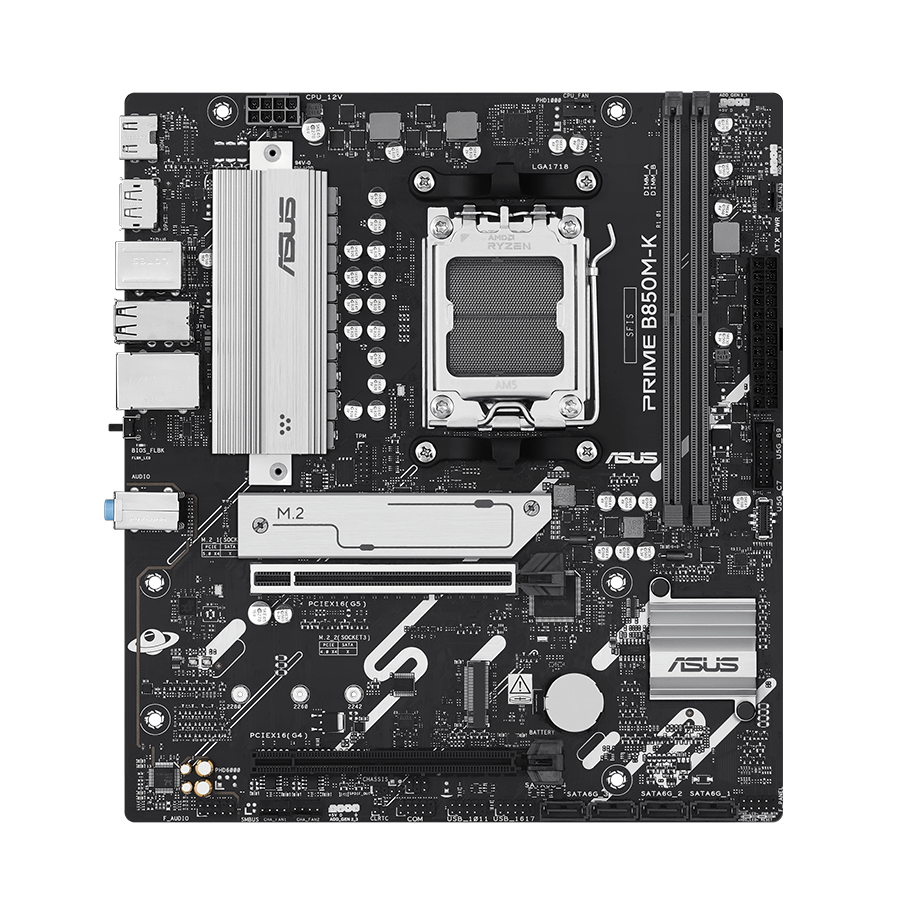 PRIME B850M-K front view.