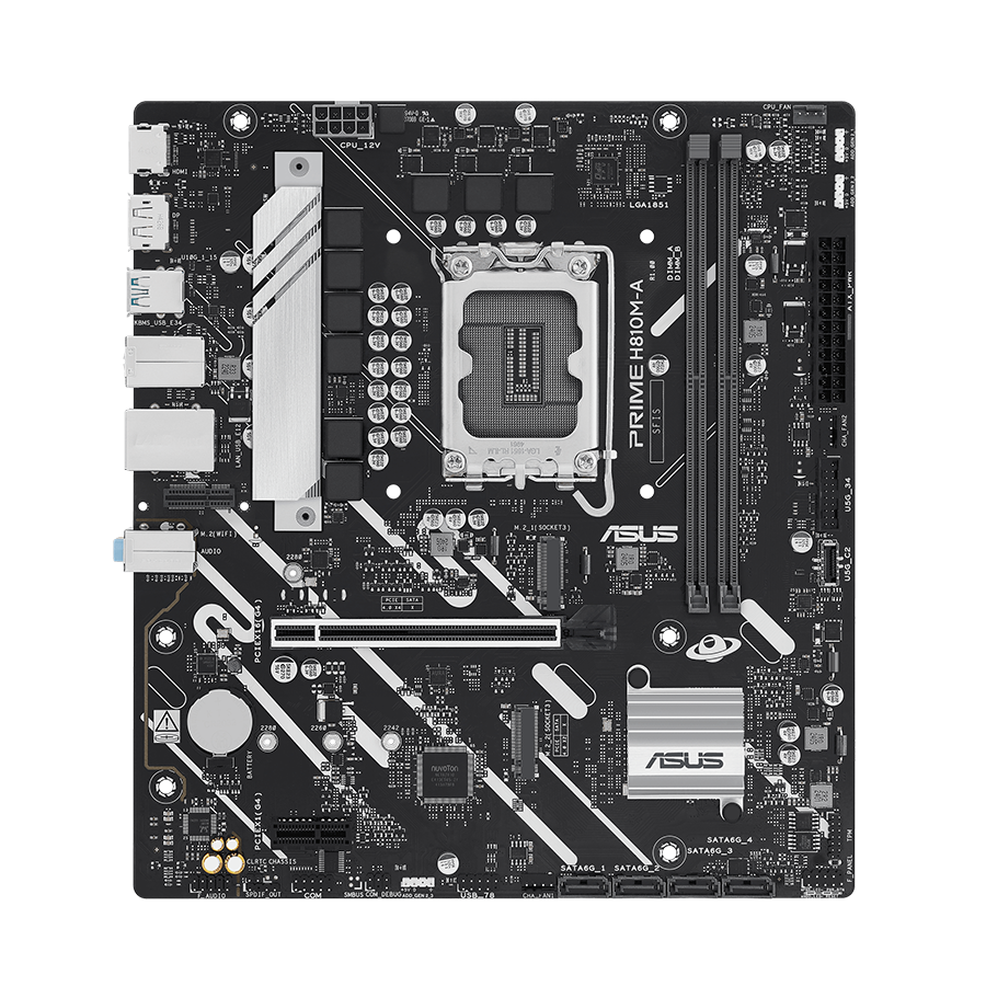 PRIME H810M-A-CSM front view.