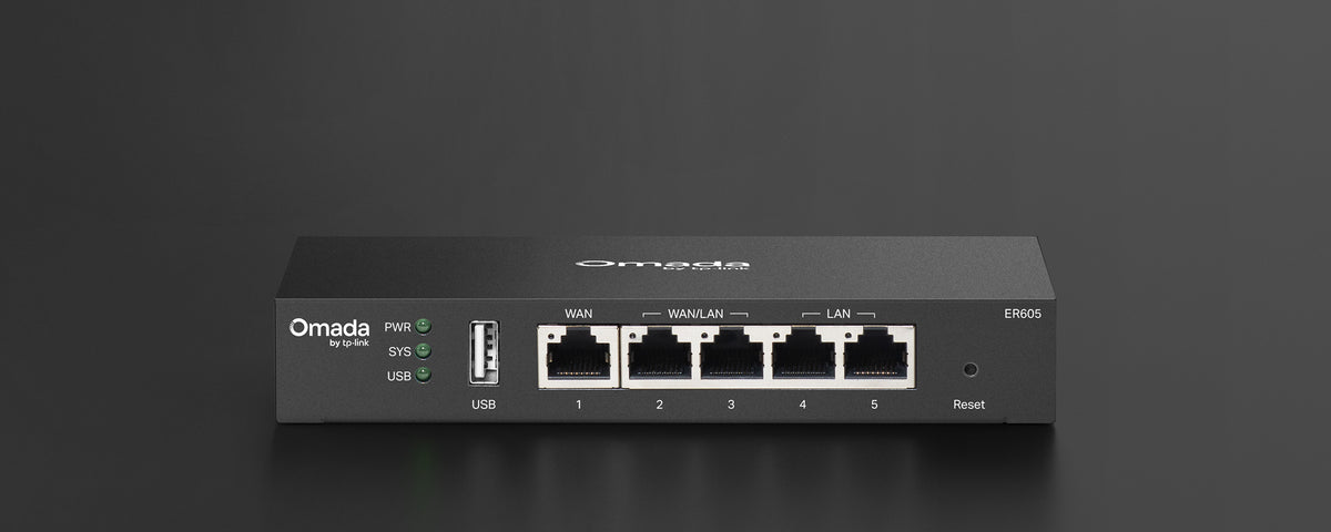 TP-Link Omada ER605 Gigabit VPN Router - Multi-WAN, IPsec