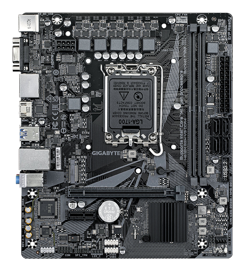 Gigabyte H610M S2H V3 DDR4 Micro-ATX Motherboard LGA1700
