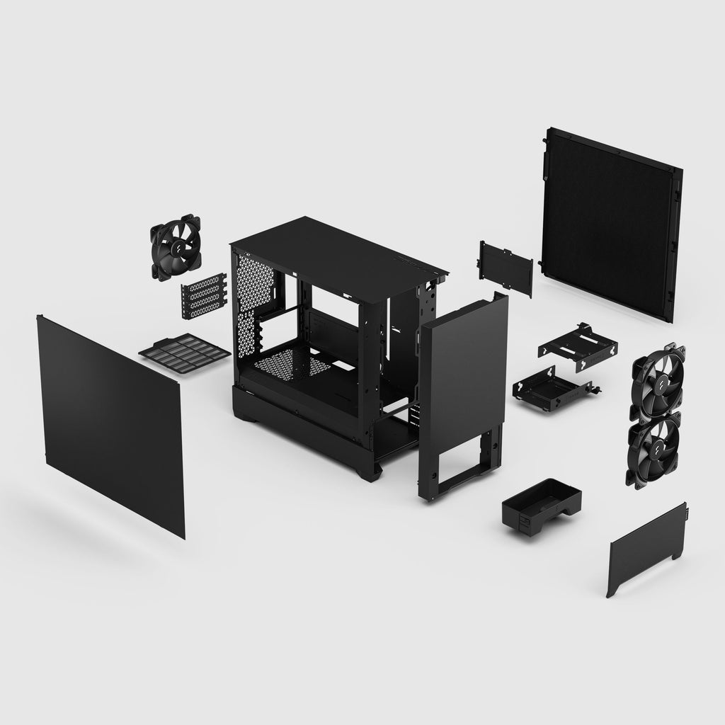Fractal Design Pop Mini Silent Black Solid Case - mATX