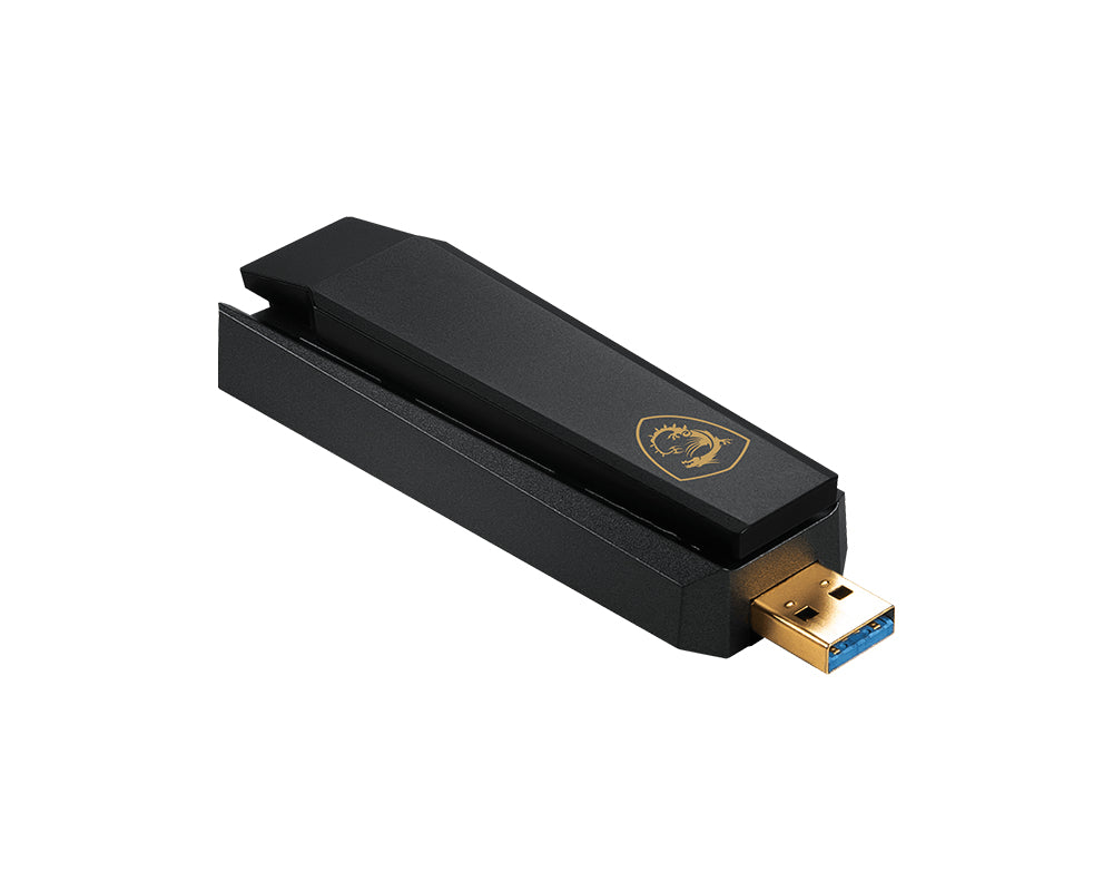 MSI AXE5400 WiFi 6E USB Adapter - Tri-Band, 5400 Mbps