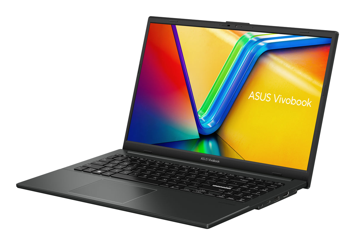 ASUS Vivobook Go 15 E1504FA-BQ5732W Mixed Black - three-quarter view from the right