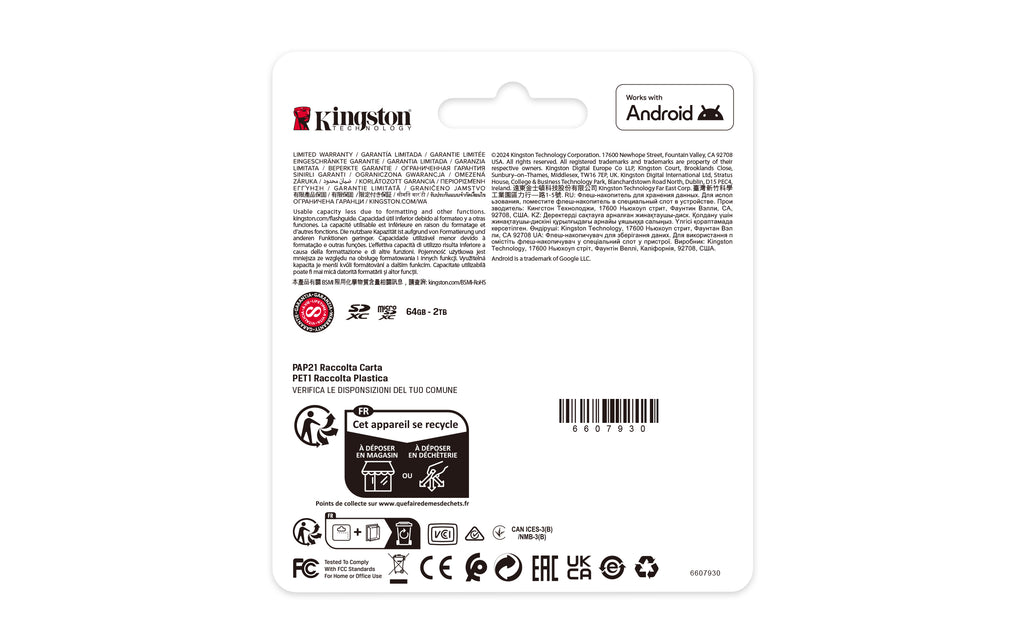 Kingston Canvas Select Plus microSDXC - 128GB / 256GB