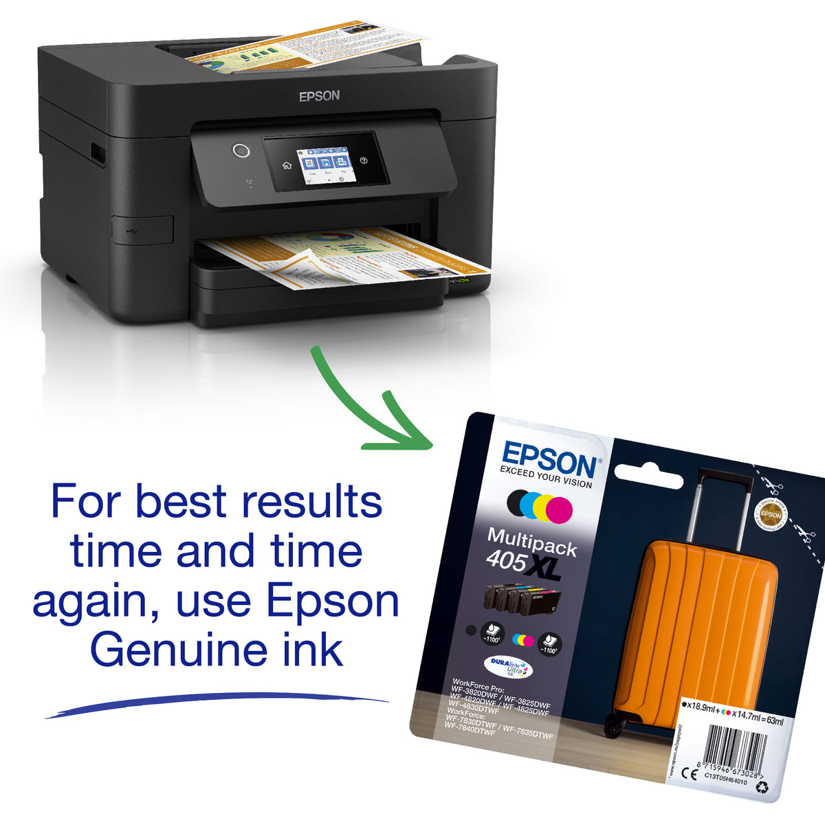Epson WorkForce Pro WF-3820 Wireless All-in-One Printer