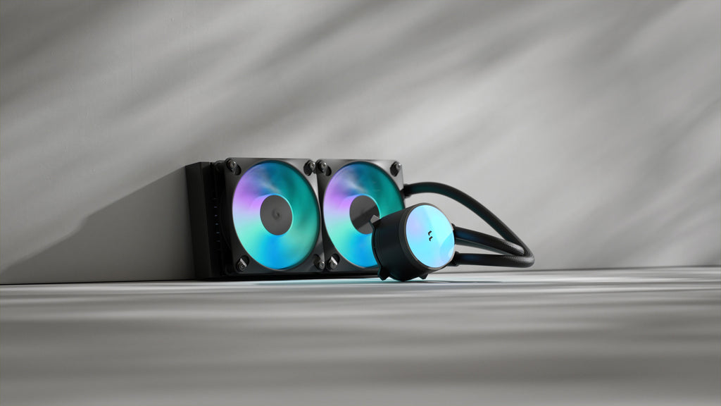Fractal Design Radius 240 RGB Black AIO Cooler - 240mm