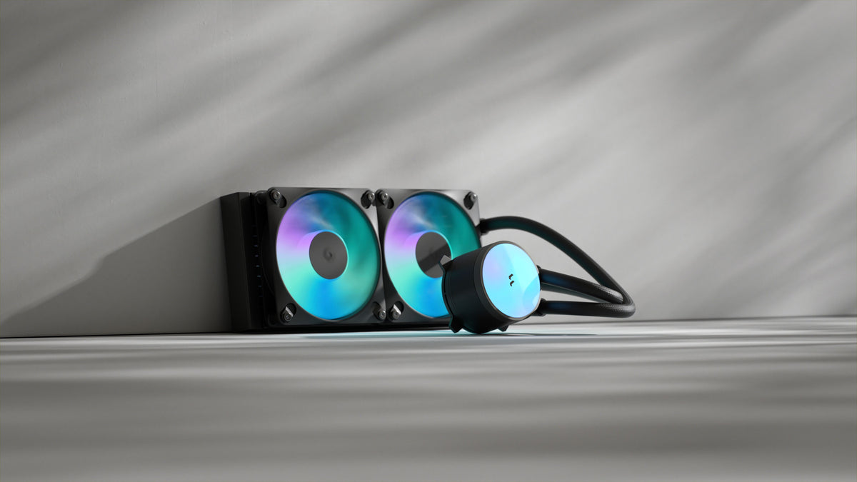Fractal Design Radius 240 RGB Black AIO Cooler - 240mm