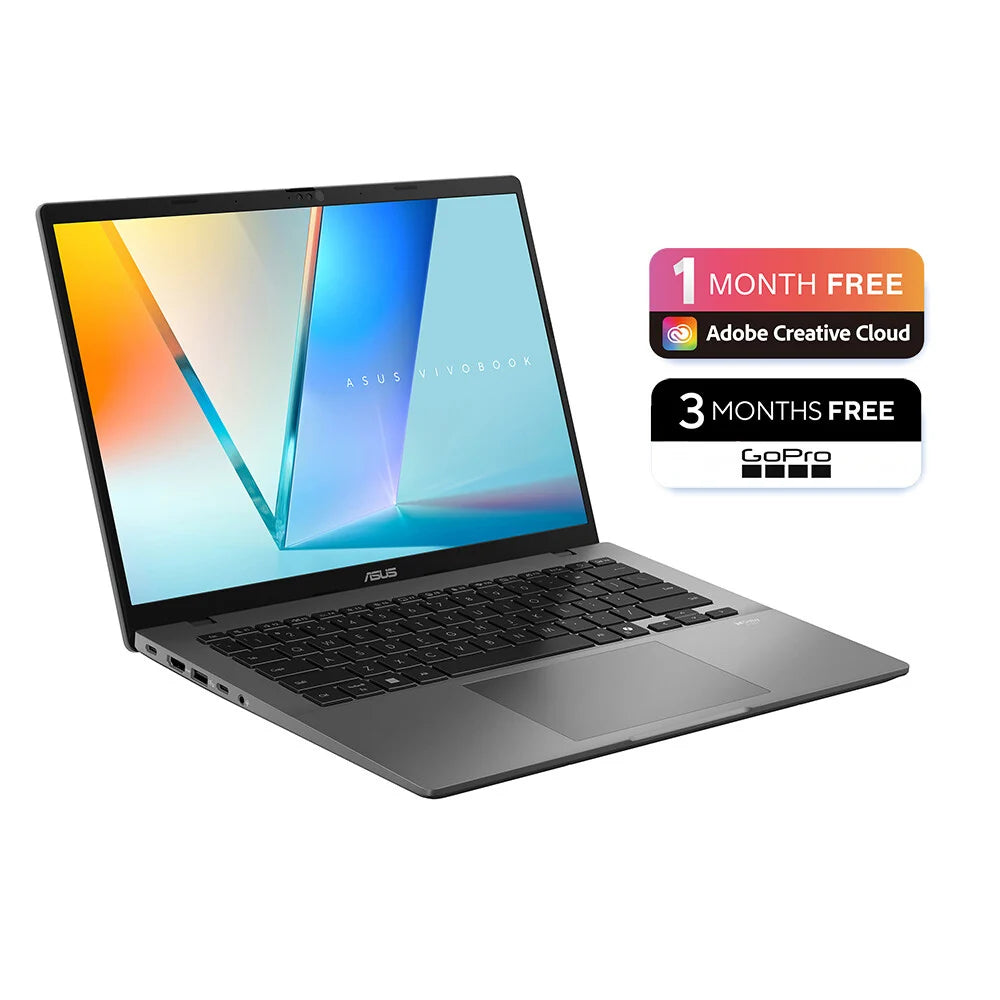ASUS Vivobook S14 M3407GA-SF015W AMD Ryzen™ AI 7 445 Laptop 35.6 cm (14") WUXGA 16 GB DDR5-SDRAM 1 TB SSD Wi-Fi 6 (802.11ax) Windows 11 Home Grey